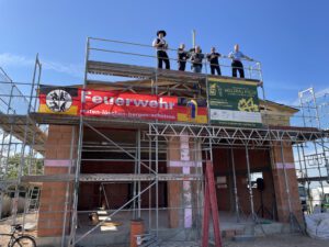 Richtfest für das neue Feuerwehrgerätehaus in Schmatzfeld